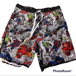 Mens MARVEL swimming trunks